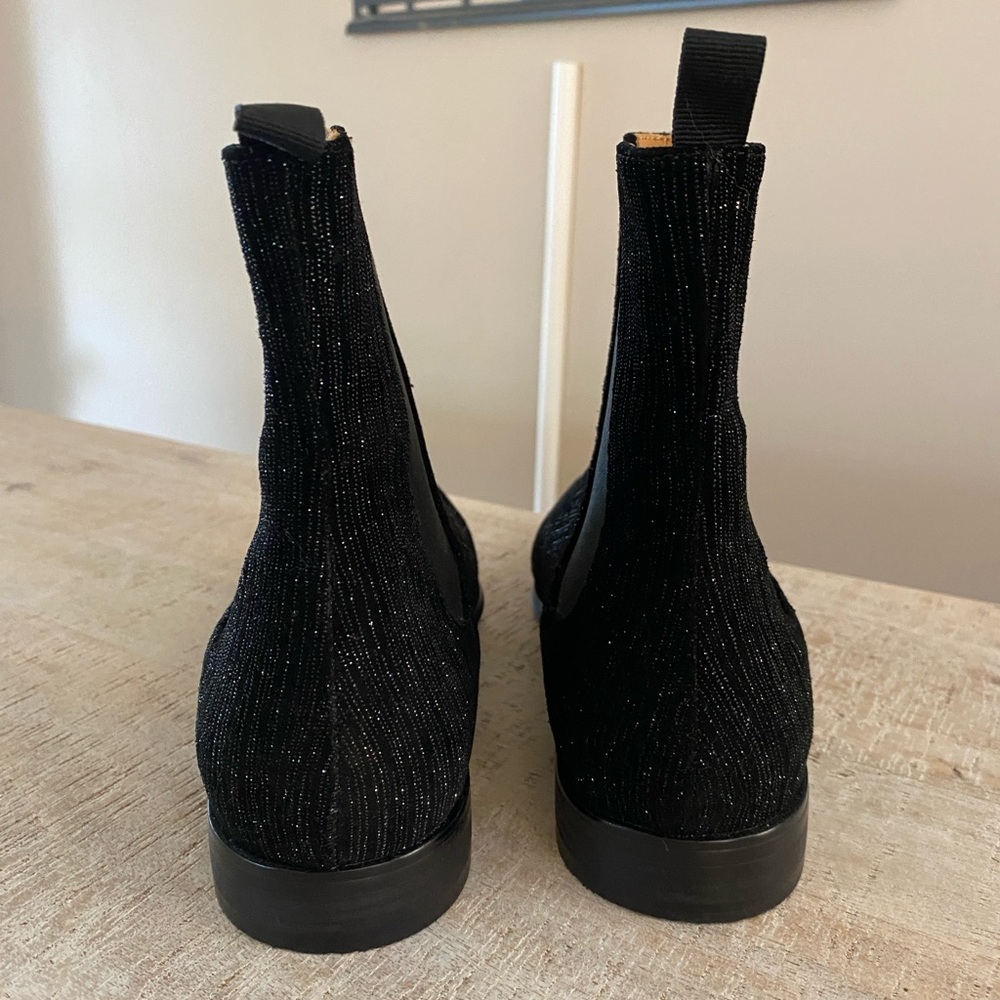 Christian Louboutin Knit Sparkle Boot - Picture 2 of 5